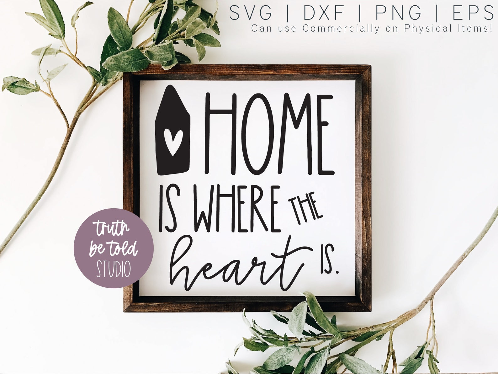 Zuhause ist, wo das Herz ist SVG SVGDateien für Cricut SVGDesigns Svg