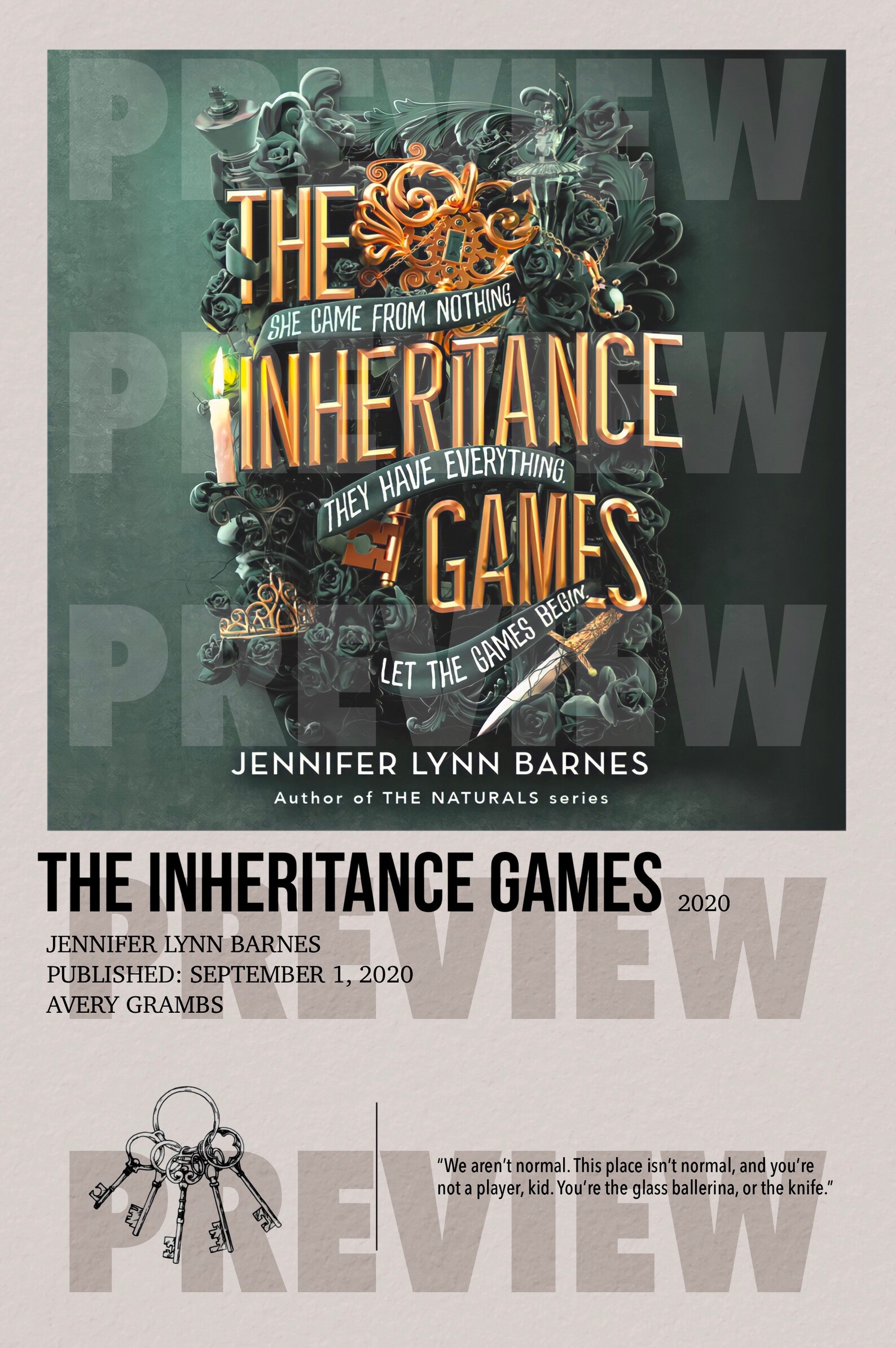 The Inheritance Games Digital Poster Vintage Minimalist Wall Etsy Il 1588xN.4025919435 960e