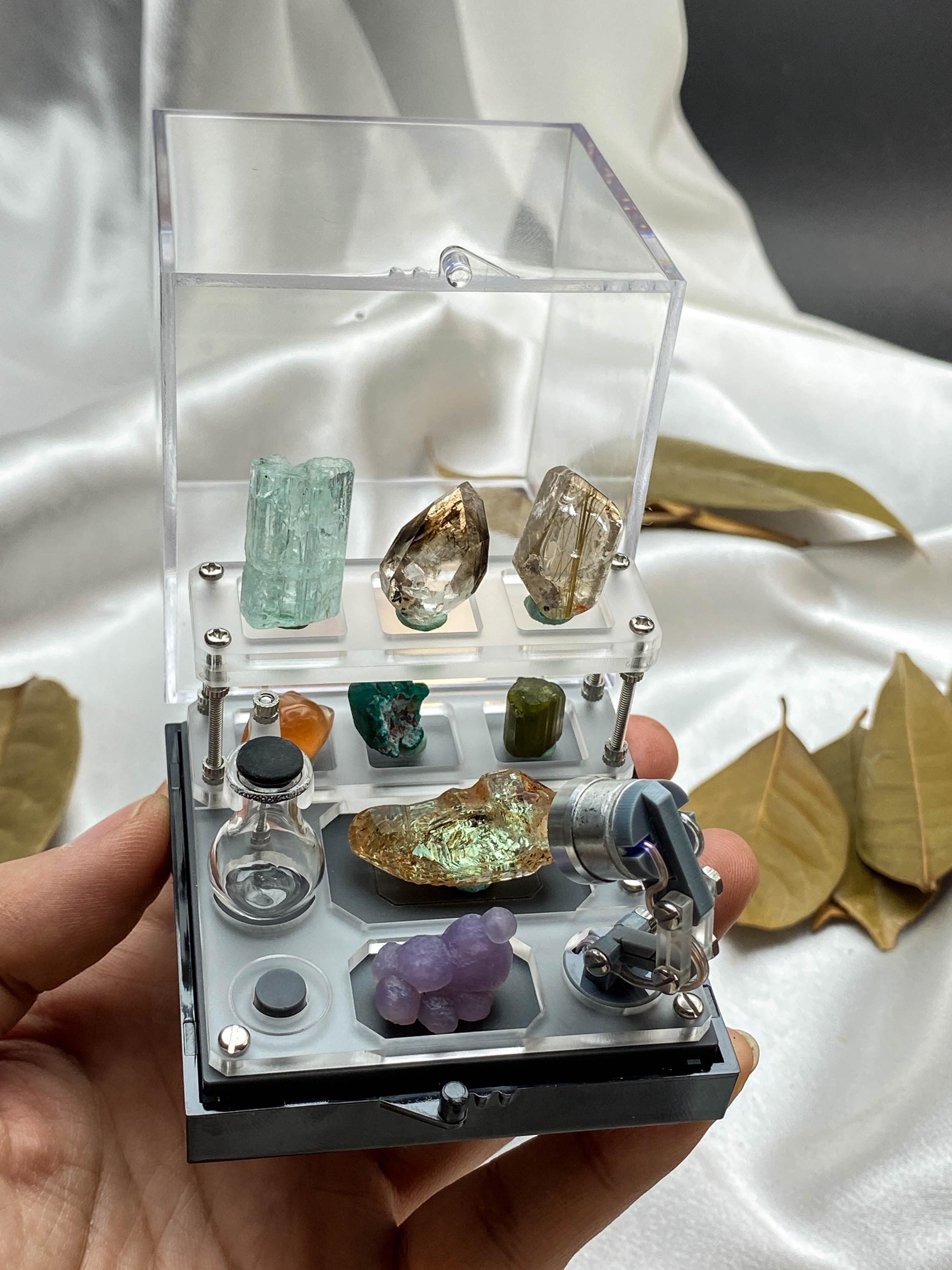 鉱物展示ケース - Etsy 日本