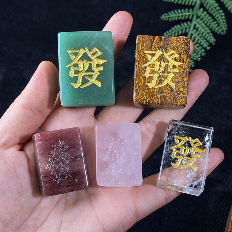 Crystal Mahjong Ornament - Etsy UK