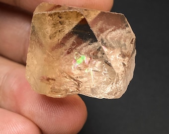 原石トパーズ結晶 - 天然鉱物標本 - ブラジル産 - 本物、鑑定書付き