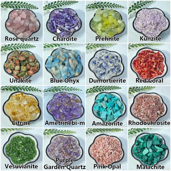 Bulk Gemstone Chips Etsy