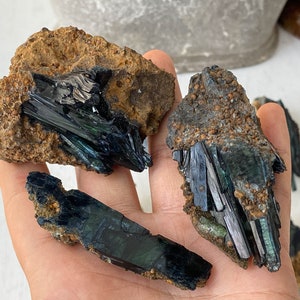 Huge Vivianite Specimen Vivianite Cluster Specimen , Heart Healing , Stone Of Protection , Birthday Gift , Energy Crystals