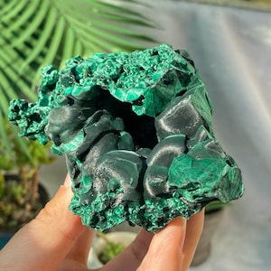 Natural Genuine Raw Malachite Stone , Natural Unpolished Crystal For Healing , Mineral Specimen , Crystal Gift , Raw Crystal ,Rough Quartz