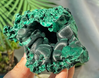 Natural Genuine Raw Malachite Stone , Natural Unpolished Crystal For Healing , Mineral Specimen , Crystal Gift , Raw Crystal ,Rough Quartz