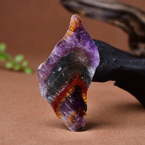 High Quality Brazilian Auralite 23 Quartz - Polished Rough Terminated Specimen, &quot;The Wizard&#39;s Talisman,&quot; Display Healing Crystal