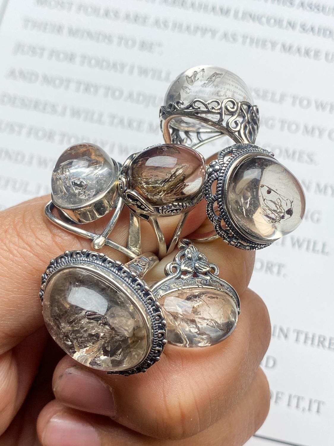 Enhydro crystal - Etsy 日本