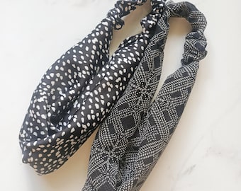 Stirnband, Damen Twist/ Turban in neutralen Farben - Haarschmuck - handgemacht in Brisbane, Australien