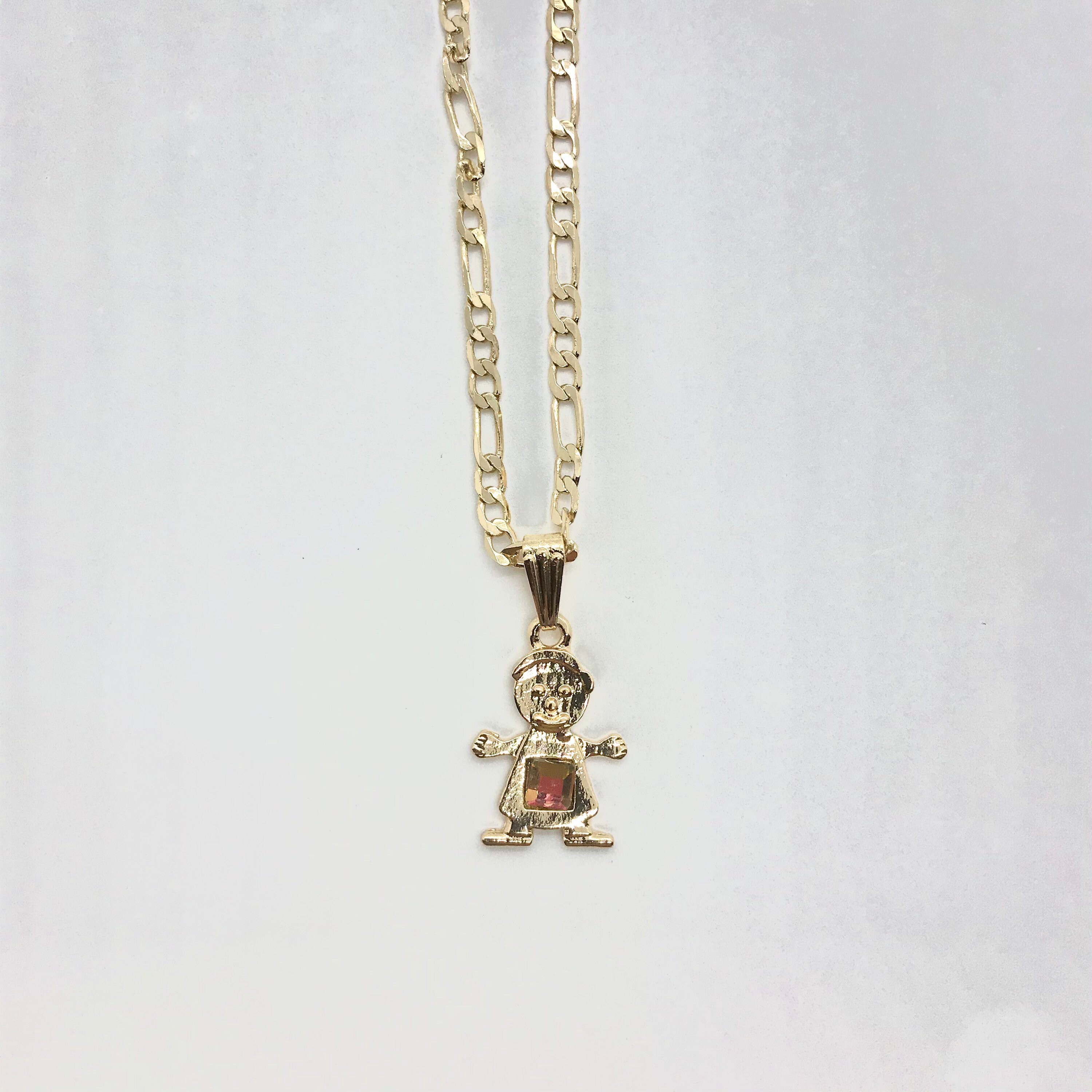 18K Gold Plated Little Boy Pendant Boy Charm Pendant Gold Etsy