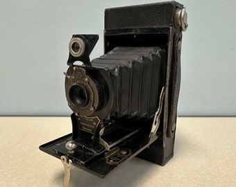 Antique Eastman Kodak Brownie Autographic No. 2 Folding Camera, Vintage Camera Decor, Vintage Photography Decor