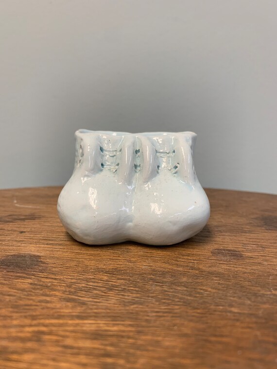 Ceramic baby booties shop