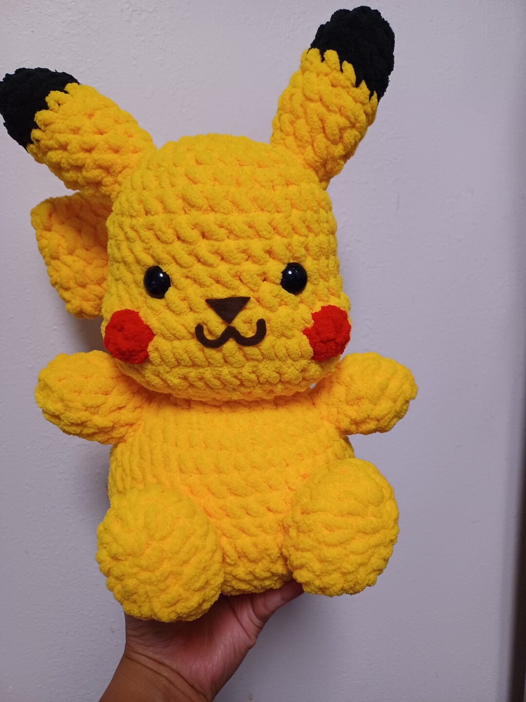 Pika the Electric Mouse Plushie - Etsy