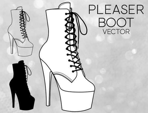 3 Pleaser Boots Vector Pole Dance 