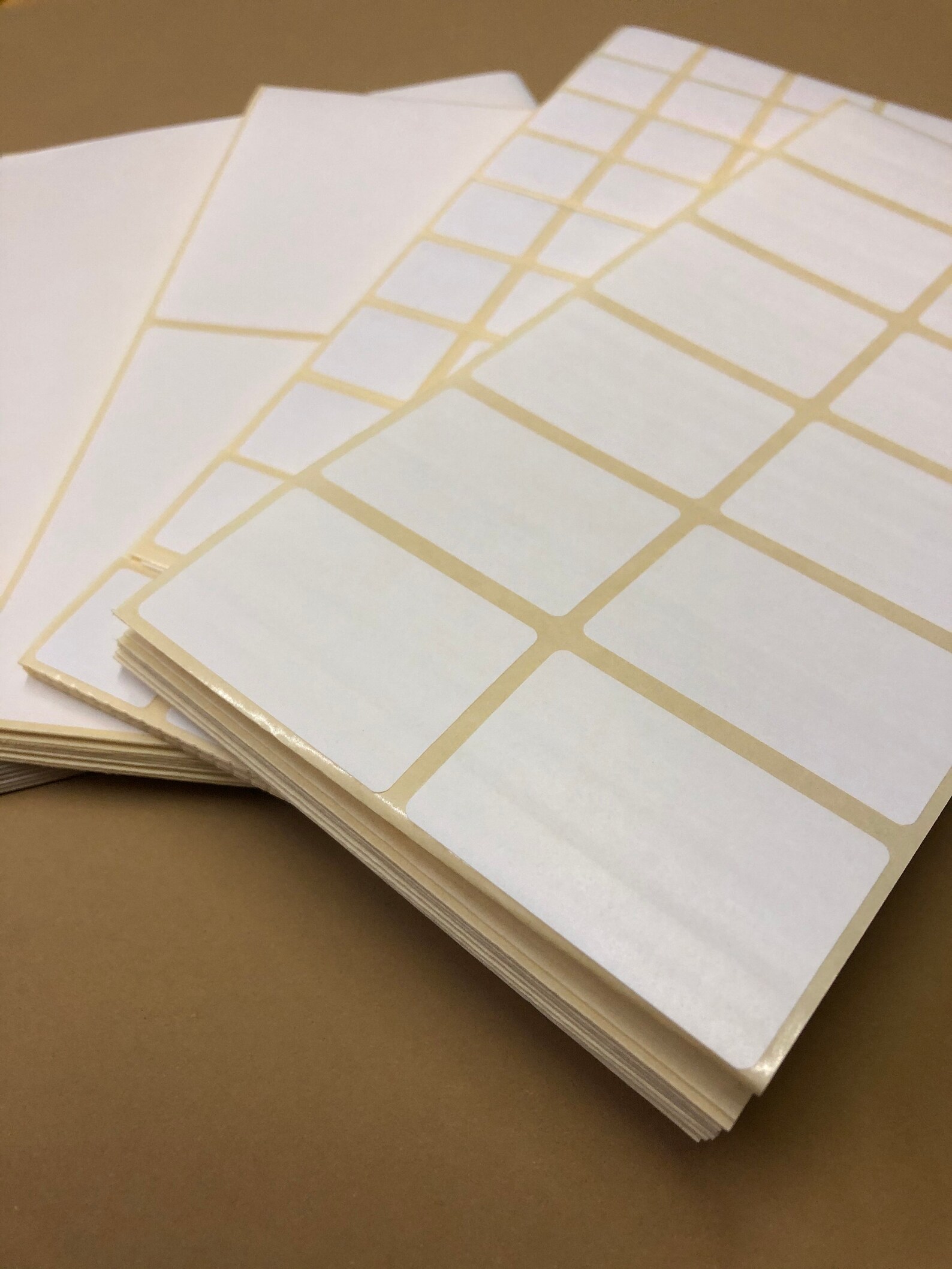 140 Pack of 38mm X 100mm Plain White Paper Address Labels Post Etsy