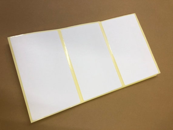 LARGE WHITE SELF ADHESIVE LABELS pack of 500 110 X 65mm 