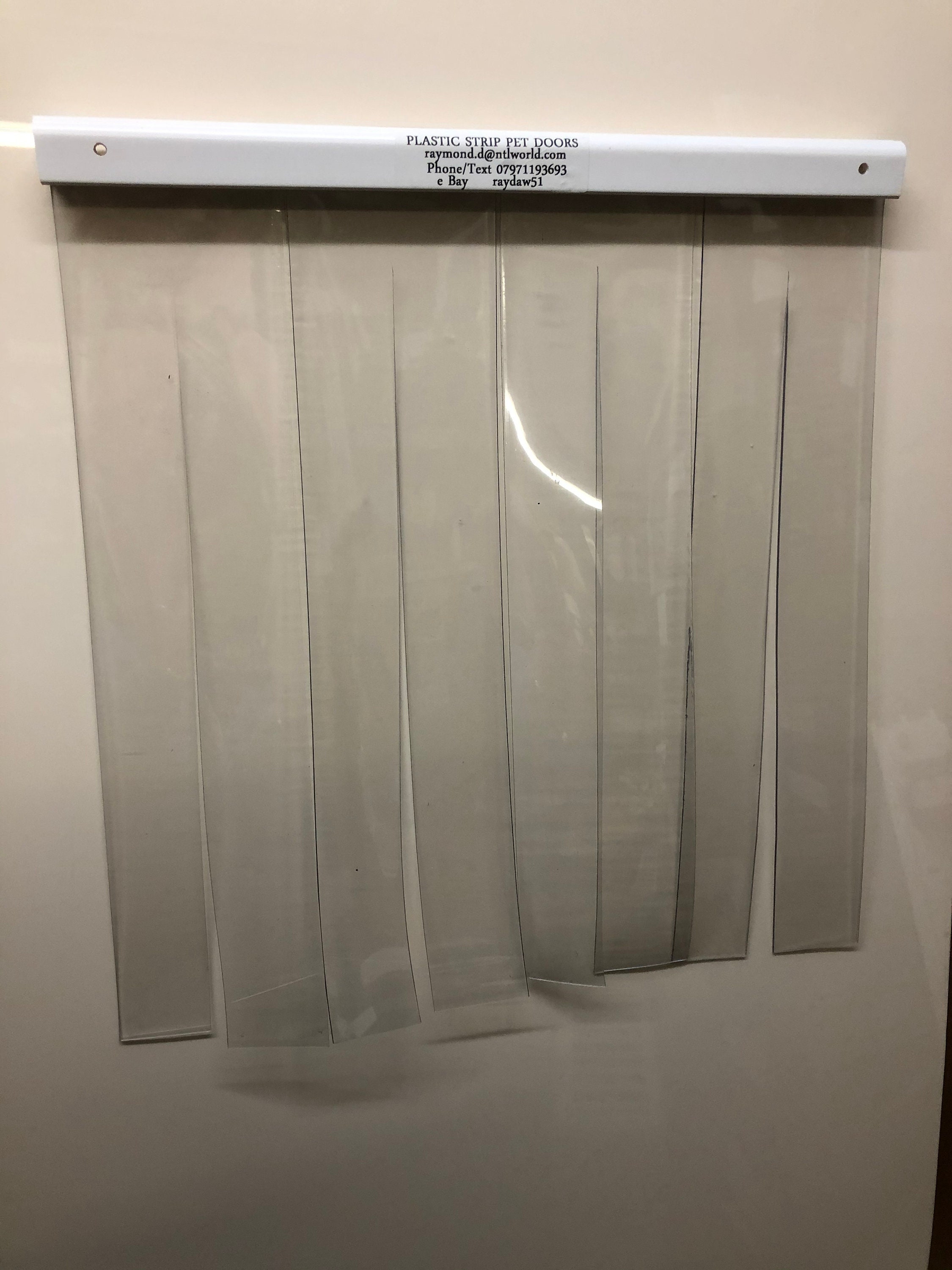 Plastic strip pet door 200mm wide x 500mm suitable for dogs Etsy