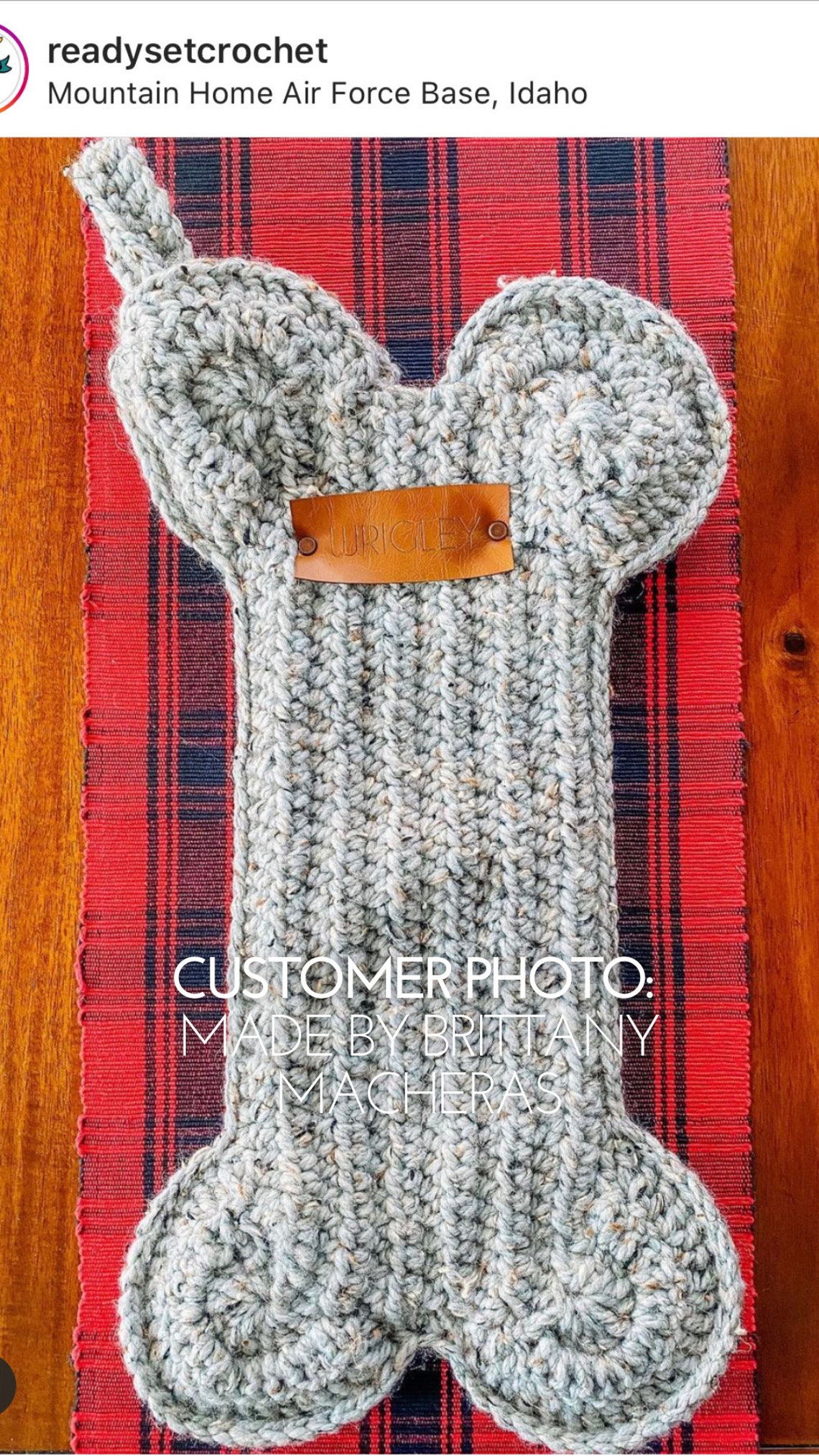 Dog Bone Stocking CROCHET PATTERN Etsy