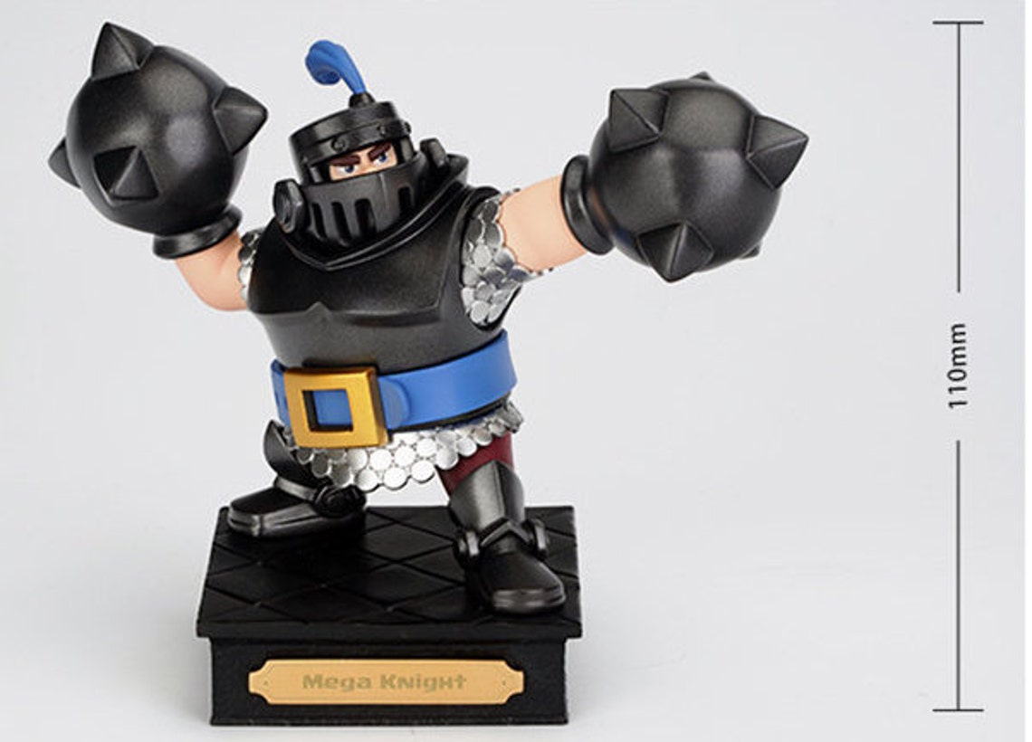 Supercell Clash Royale MEGA KNIGHT 3D Action Figure Etsy