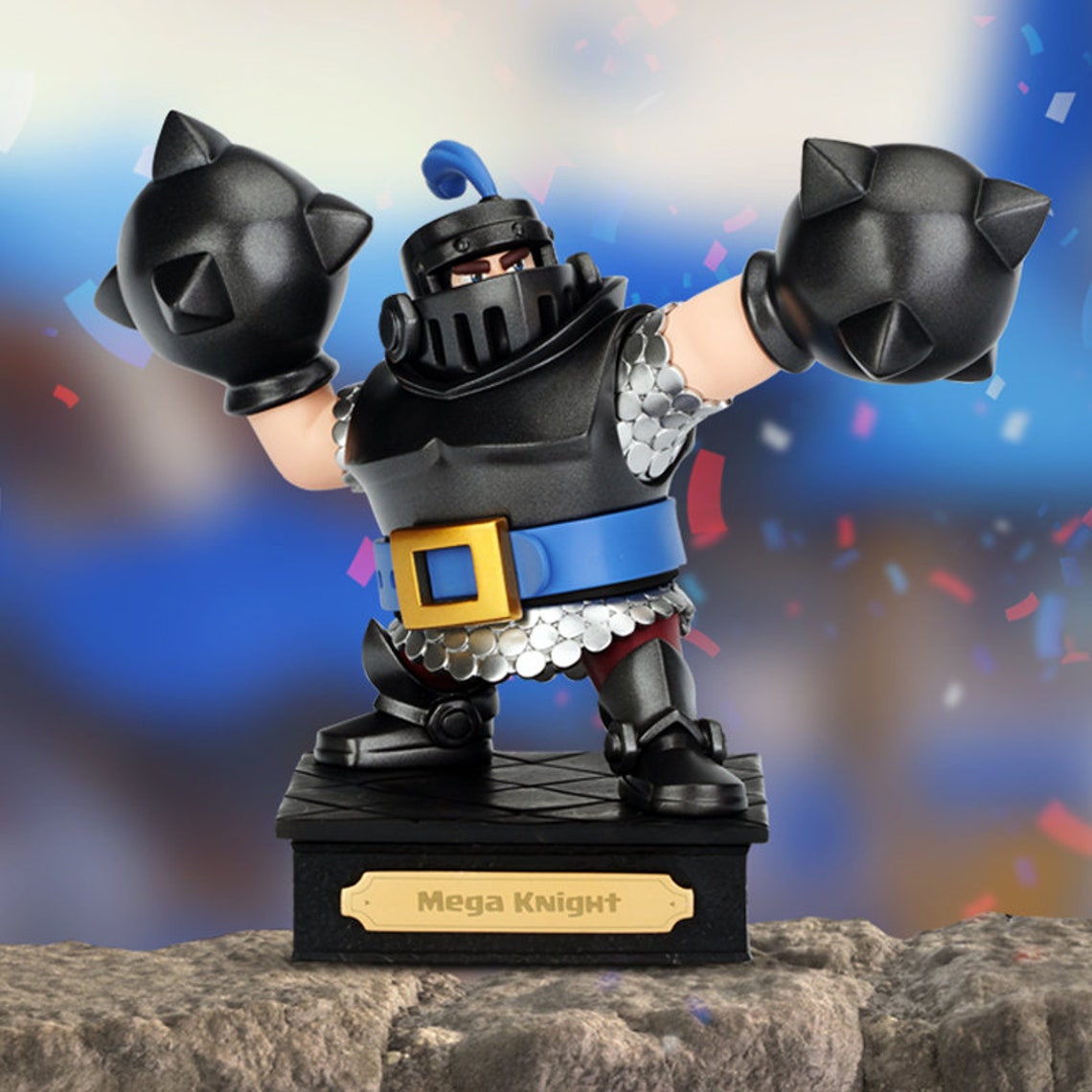 Supercell Clash Royale MEGA KNIGHT 3D Action Figure Etsy