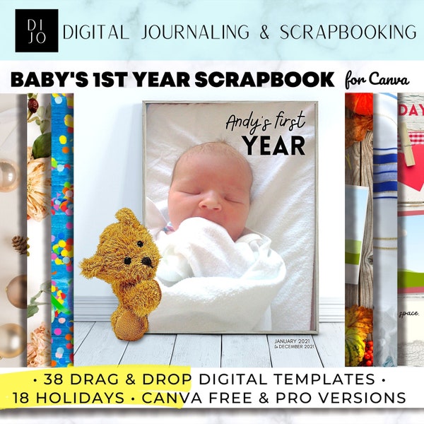 First Year Scrapbook Etsy