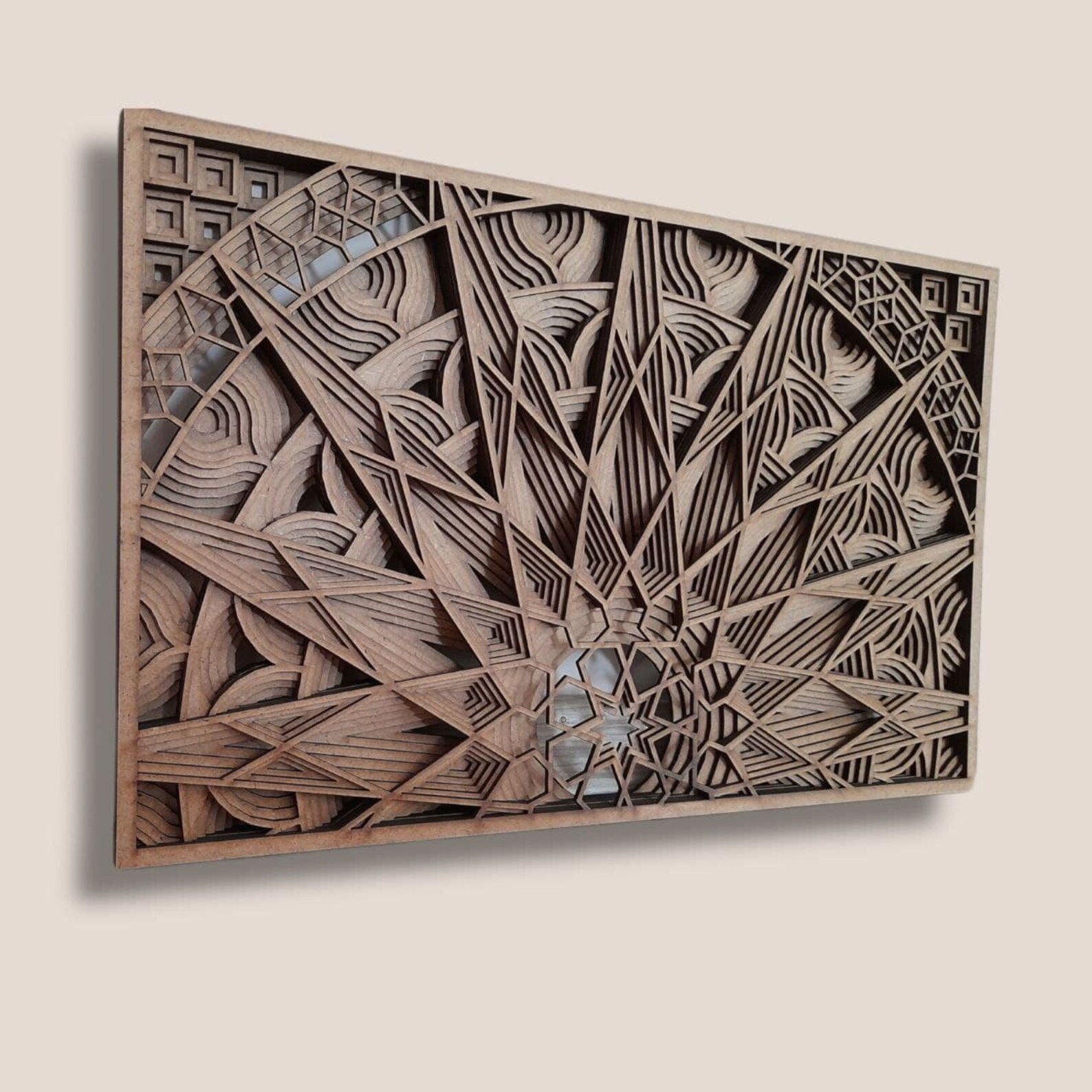 Wooden Wall Decor 3d Wooden Wall ArtLivingroom Wall ArtWall Etsy