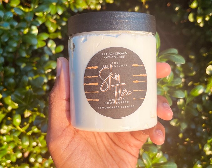 Featured listing image: Skin Flex: Whipped Body Butter | Lemon grass scent