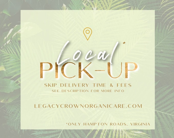 LOCAL PICK-UP - Hampton Roads, Va