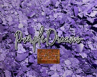 Purple Dreams Screen Print Confetti: Garment Decoration Sprinkles
