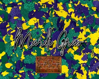 Mardi Gras Confetti Screen Print: Garment Decoration Sprinkles