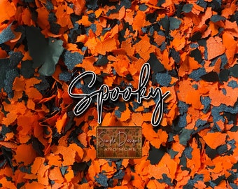 Spooky Screen Print Speckle Confetti Garment Decoration, T-shirt Sprinkles, T-shirt Decoration, T-shirt Glitter, Shirt Makers