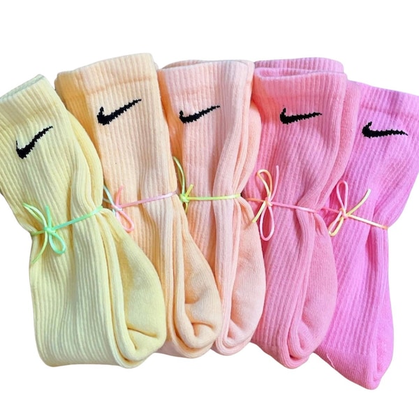 Hand Dyed Socks | Nike Crewneck Socks | 1 Pair | Custom Colour