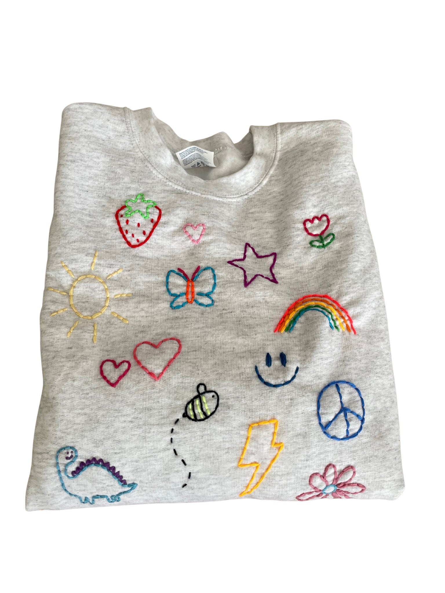 Doodle Knitting Sweatshirt