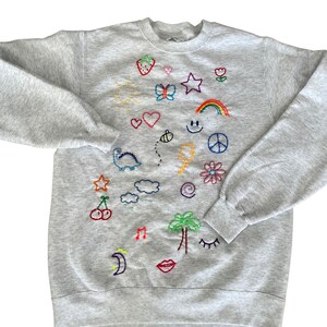 Vday Doodle Crewneck main image 0