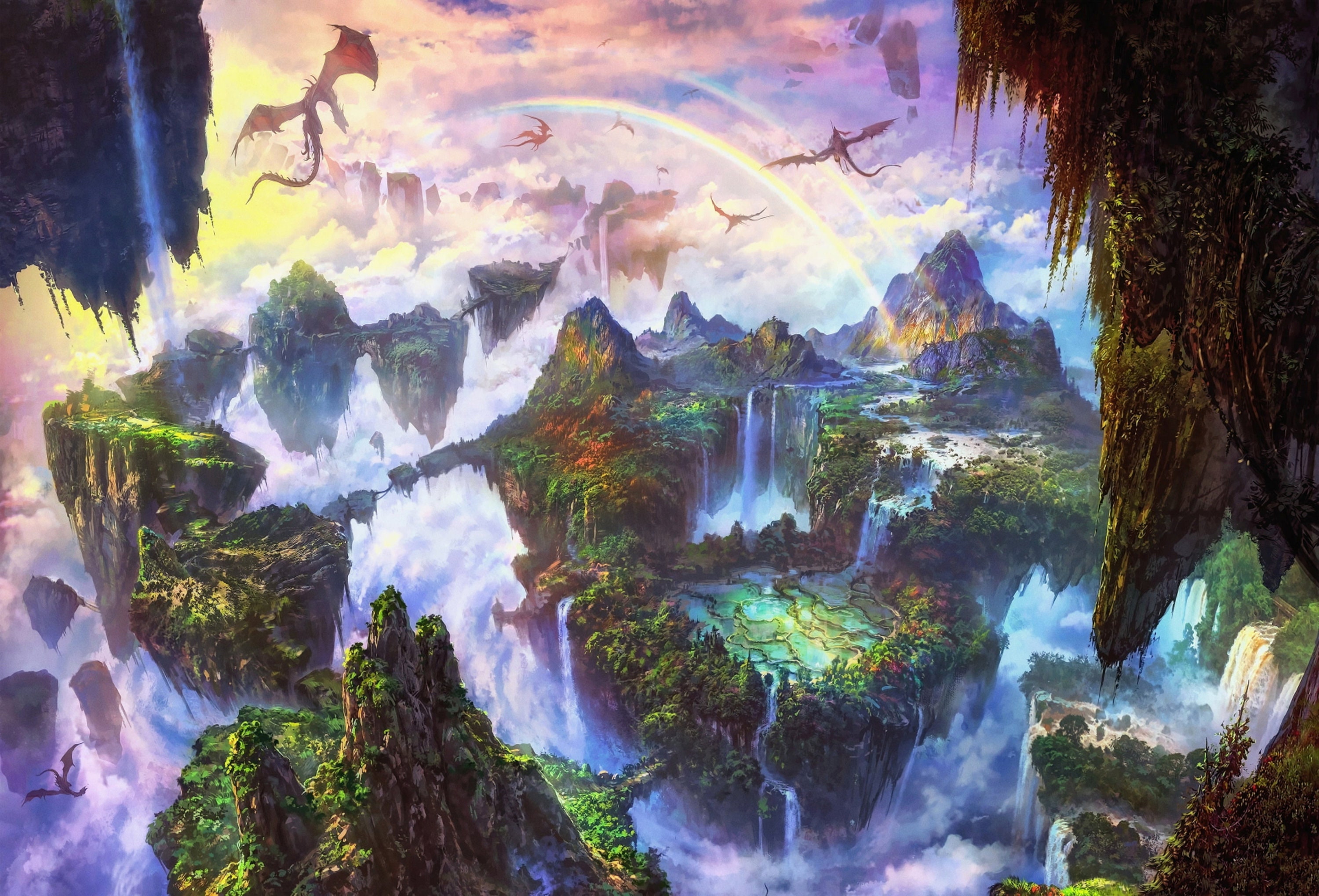 magical realism dragon landscape art magical realism dragon landscape art