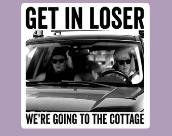 Pegatina e imán de "Acalorada rivalidad", vinilo resistente al agua, programa de hockey, Shane e Ilya, regalo literario para lectores.