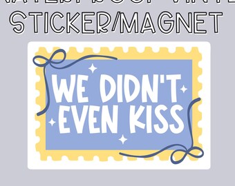 Pegatina e imán de "Acalorada rivalidad", vinilo resistente al agua, programa de hockey, Shane e Ilya, regalo literario para lectores.