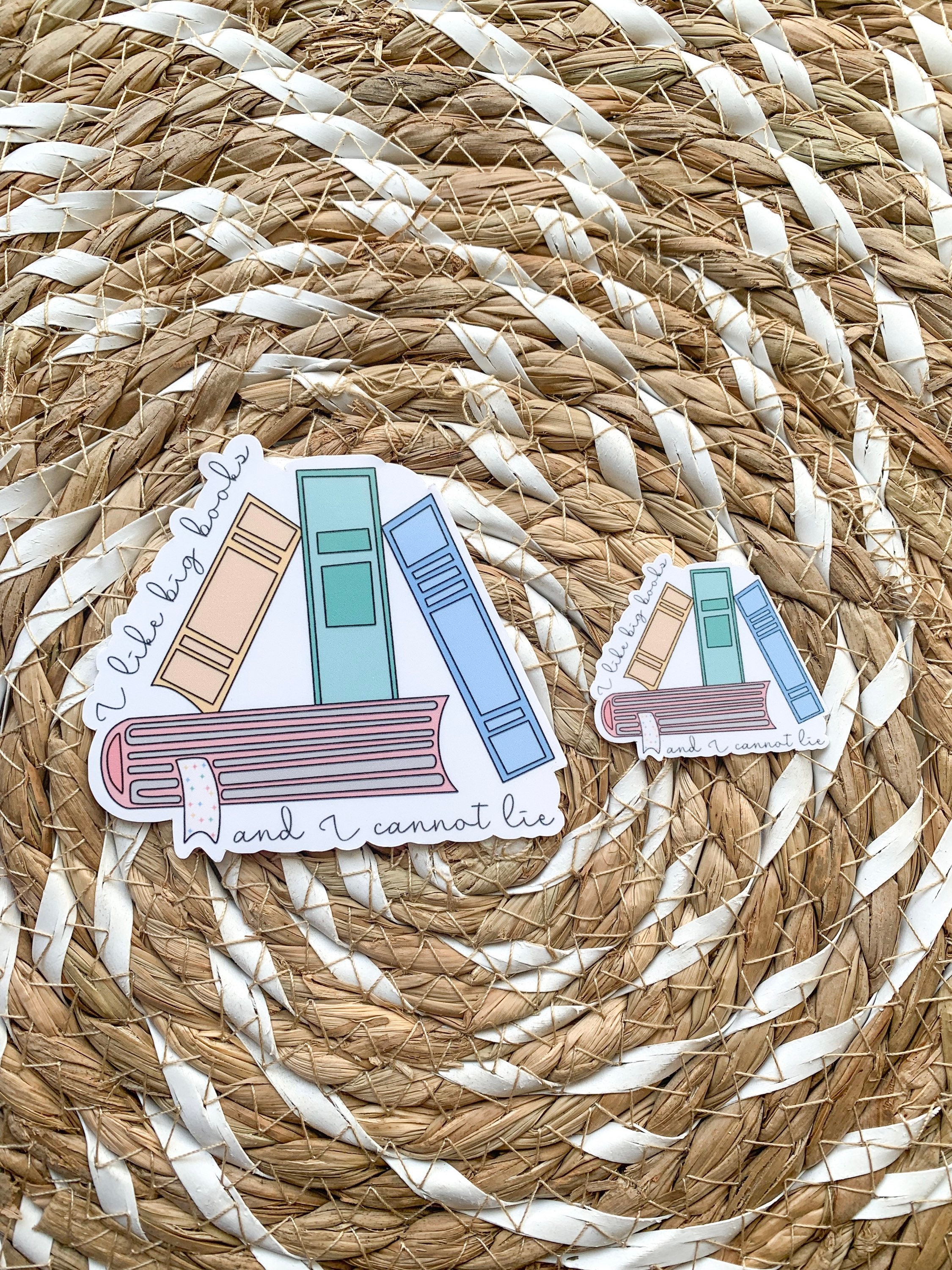 Book Stack Sticker, Bookshelf Sticker, Book Lover Sticker, Book Club ...
