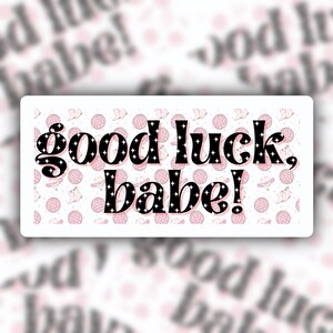 Chappell Roan sticker, Good luck babe sticker, midwest princess sticker, hot to go sticker, femininomenon sticker, pink pony club sticker