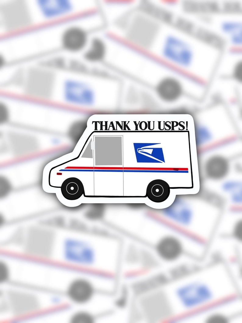 Usps Package Sticker USPS Sticker, Postal Service Sticker, Gifts for Mail Man, Mailbox ...