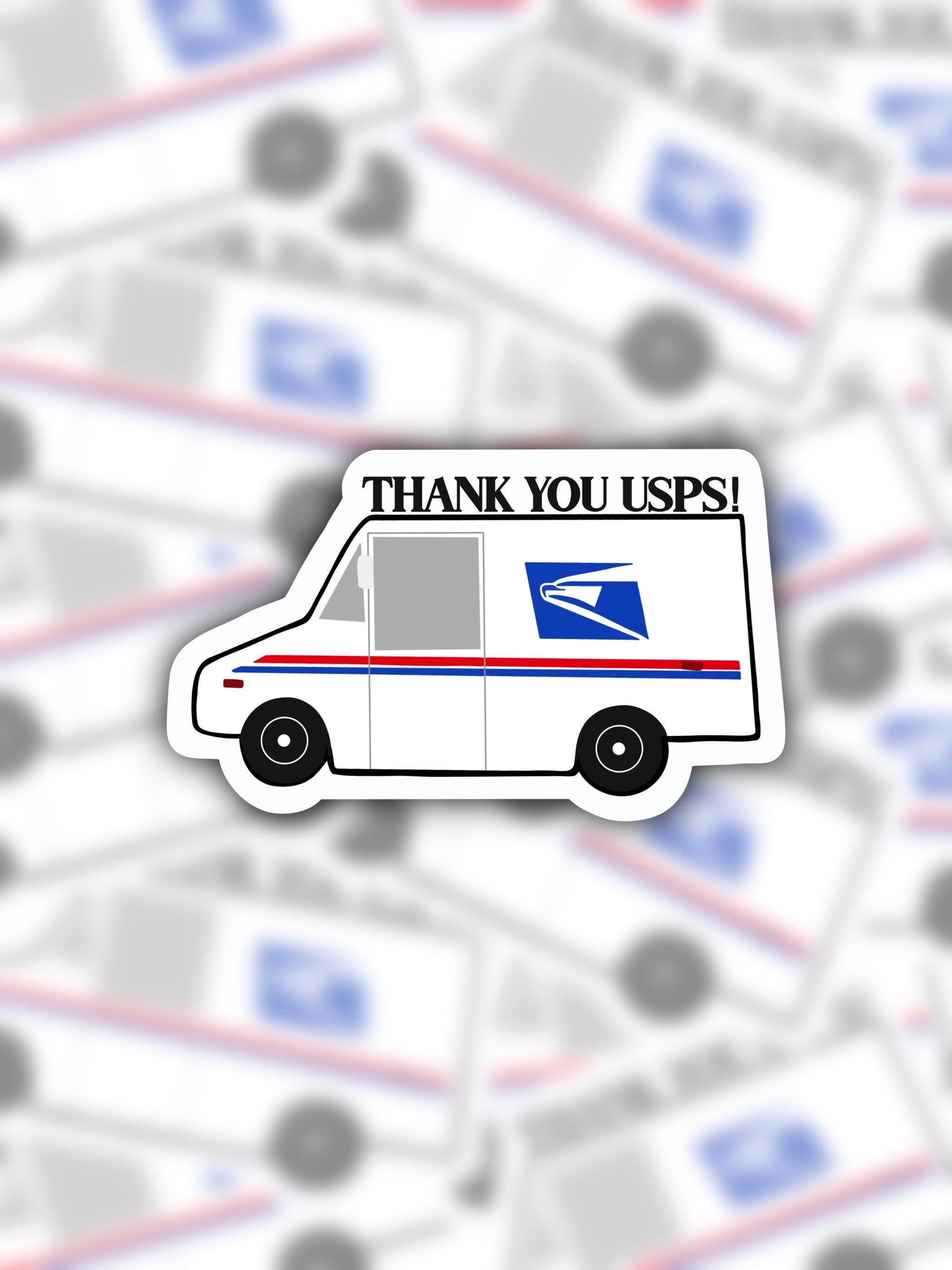 Po Box Sticker USPS Sticker, Postal Service Sticker, Gifts for Mail Man, Mailbox ...