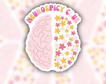 Pegatinas neuro picantes, pegatinas de moda, pegatinas tontas, pegatinas impermeables, pegatinas para computadora portátil, pegatinas lindas para computadora portátil, pegatinas de autismo