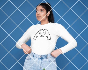 テイラースウィフト ハート型花柄長袖Tシャツ