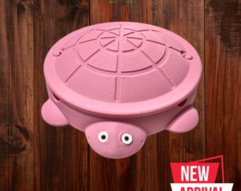 Miniature Turtle Sandbox: Relaxing Desk Decor, Stress Relief Gift