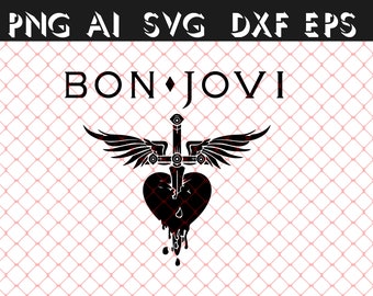 Bon Jovi Svg Etsy