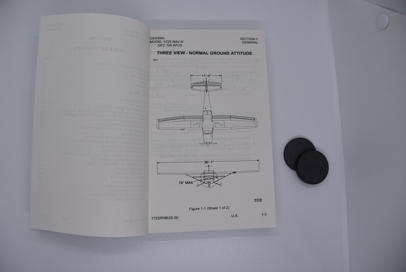 Cessna 172S G1000 Model Pilot Operating Handbook & Handy Quick