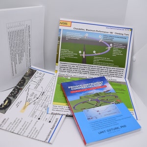 All In One: Visualized Maneuvers Handbook includes Private, Instrument, Commercial Maneuvers (A5) 3-Piece Visualized Pilot Maneuvers Set