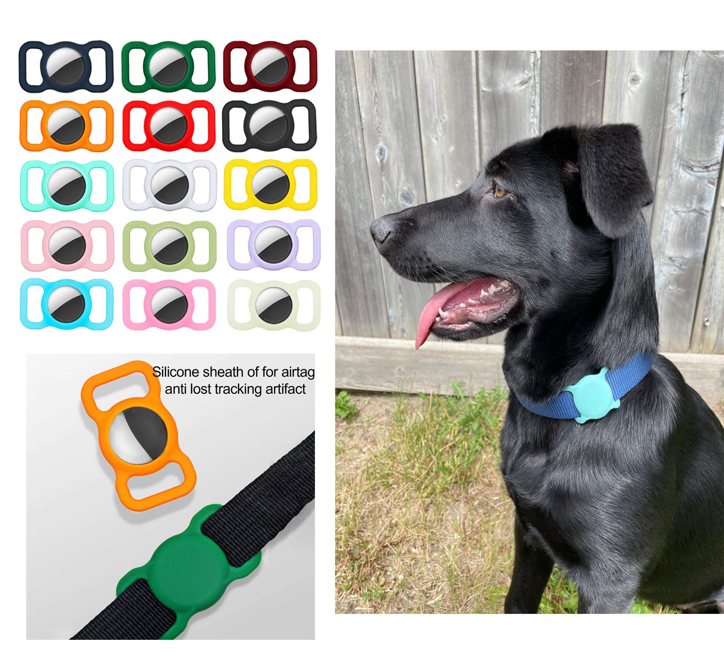 18 Colors AirTag holder protector case for dog collars Etsy