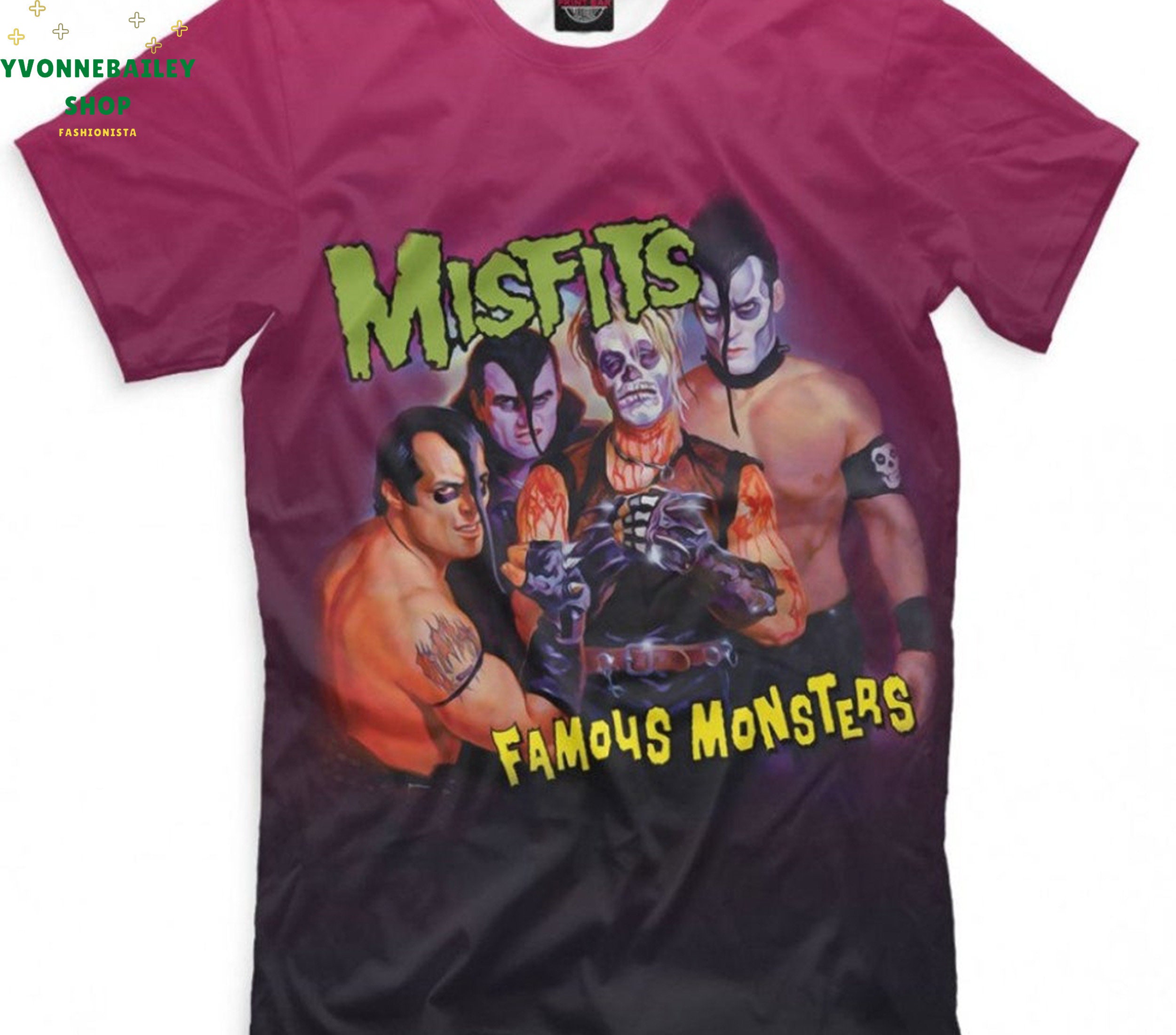 Misfits Band Tshirt Look Retro Tshirt Punk Rock The Etsy