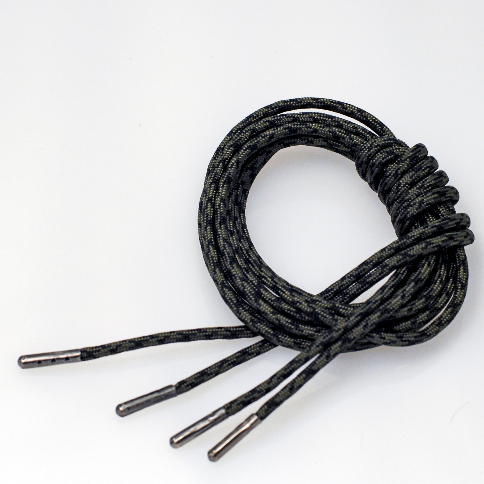 OD / Black Camo 550 Paracord Boot Laces Etsy