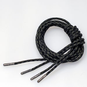 OD / Black Camo 550 Paracord Boot Laces